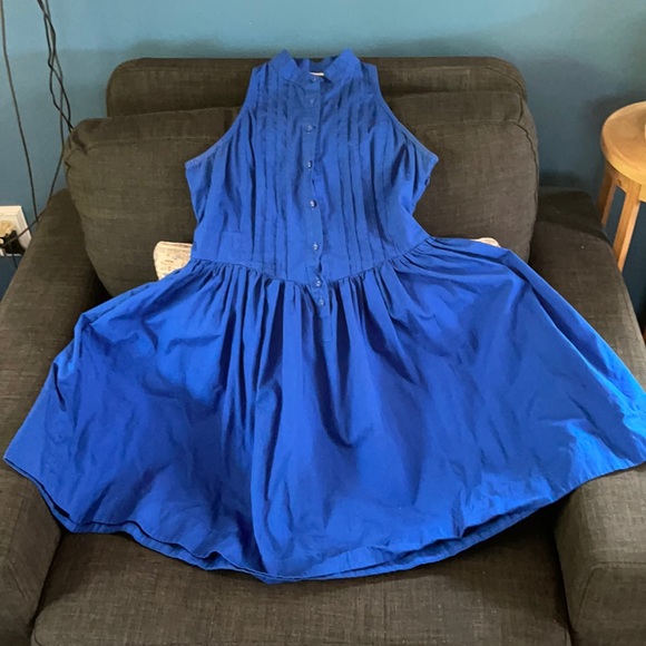 Women’s Blue Dress with Pockets from Anthrologie - Picture 1 of 6